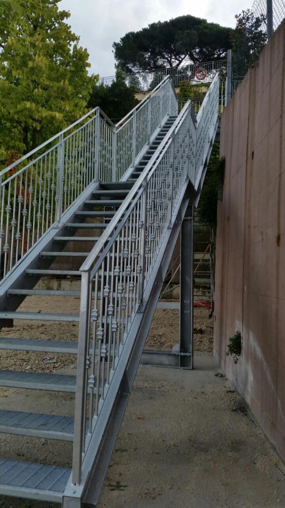Scala esterna in Acciaio
